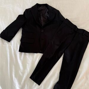 Isaac Mizrahi Black Boys' Two-Piece Suit Jacket & Pants